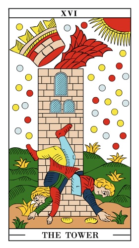 Tarot card - The Tower