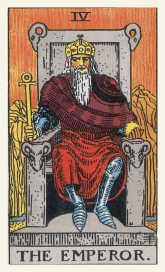 The Emperor Tarot card