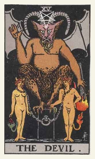 The Devil Tarot card