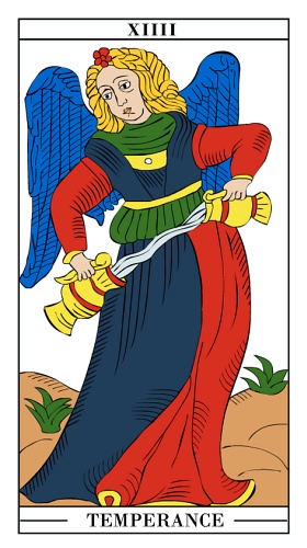 Tarot card - Temperance