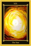 The Sun tarot card