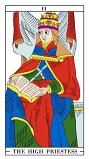 The High Priestess tarot card