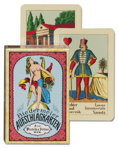 New Biedermeier fortune telling card deck