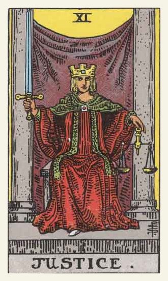 Justice Tarot card