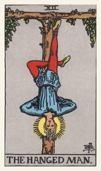 The Hanged Man Tarot card