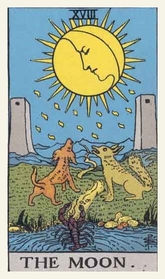 The Luna (The Moon) Tarot card