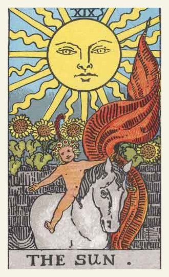 The Sun Tarot card