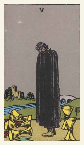 Five of Cups Tarot card