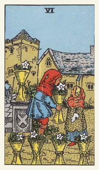 Six of Cups Tarot card