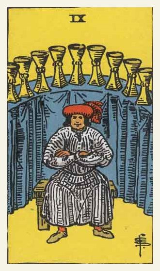 Nine of Cups Tarot card