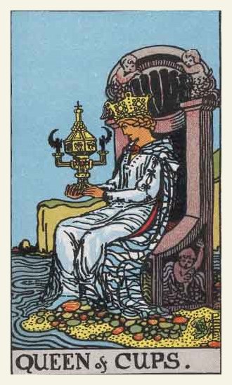 Queen of Cups Tarot card